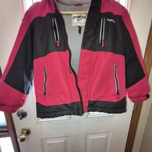 OshKosh B'gosh Pink and Black Puffer Jacket
